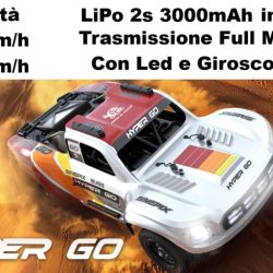 Short Course  4WD 1/14 con gyro e telaio in metallo MJX Hyper GO - RBT-MX-14211