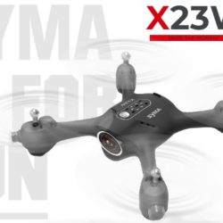 Drone X23W nero diretta video FPV HD 720p dimensioni 21x21cm - SYMX23W-BLK