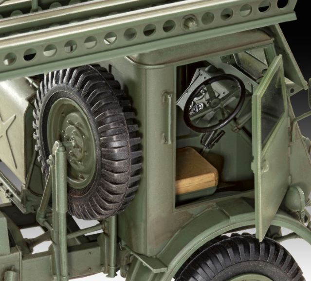 Camion lancirazzi sovietico WWII W.O.T. 8 BM-13-16 Katyusha/Cargo 1/35 - REV3338 - immagine 3