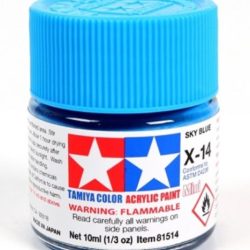 Colore acrilico X-14 Sky Blue 1pz da 10ml lucido - TAM81514-1PZ