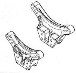 SUPPORTI AMMORTIZZ TOMAHAWK BX 2pz - THUPD7936