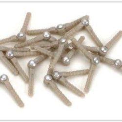 Dubro Cerniere a perno lunghe 32mm 15pz peso 0,18gr - PCH10110
