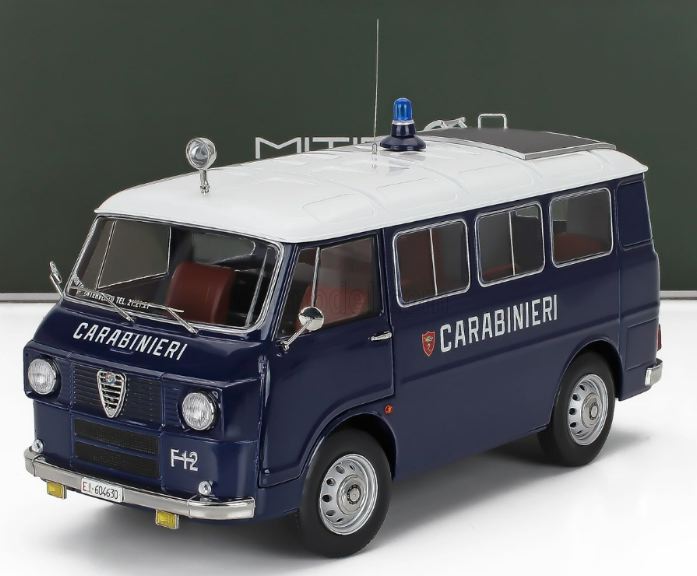 Alfa Romeo F-12 Minibus Carabinieri 1/18 1967 prima serie – REVMIT200065