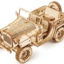Jeep dell'esercito (kit in legno tagliato al laser) - PCHC1954