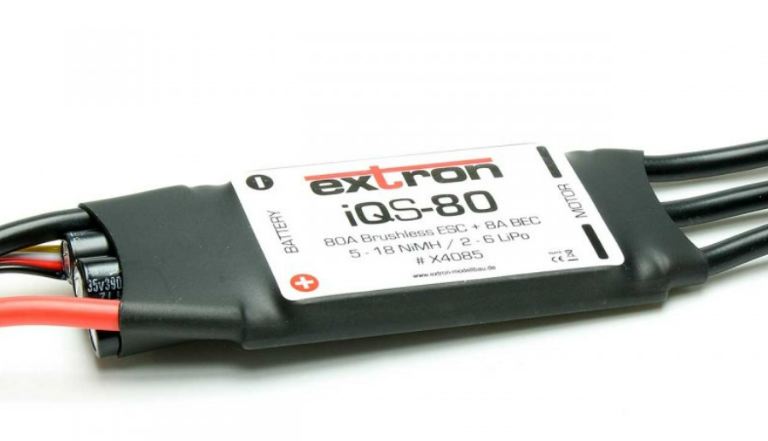 Regolatore Brushless iQS 80 80A XT60 con funzione avanti/indietro - PCHX4085