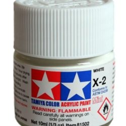 Colore acrilico X-2 White 1pz da 10ml lucido - TAM81502-1PZ