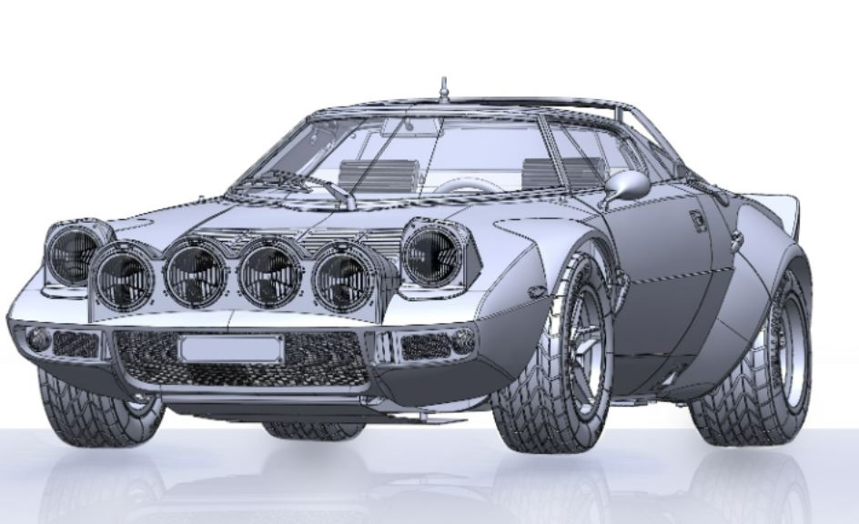 Lancia Stratos HF Gr.4 Montecarlo 1977 1/12 - ITA4714 - immagine 6