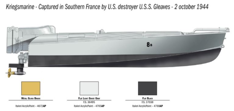 Barchino con equipaggio 1/35 MTM - ITA5623 - immagine 4