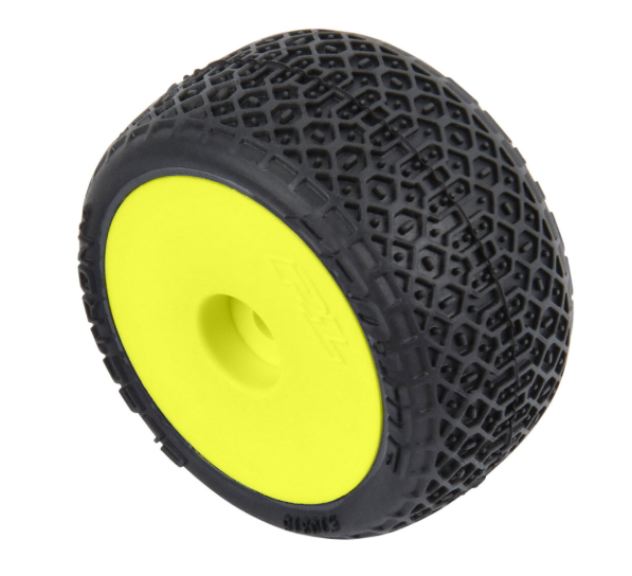 Losi Micro-B Cerchi gialli e gomme Electron 2.0 Buggy 7mm 4pz - HORPRO1031412 - immagine 6