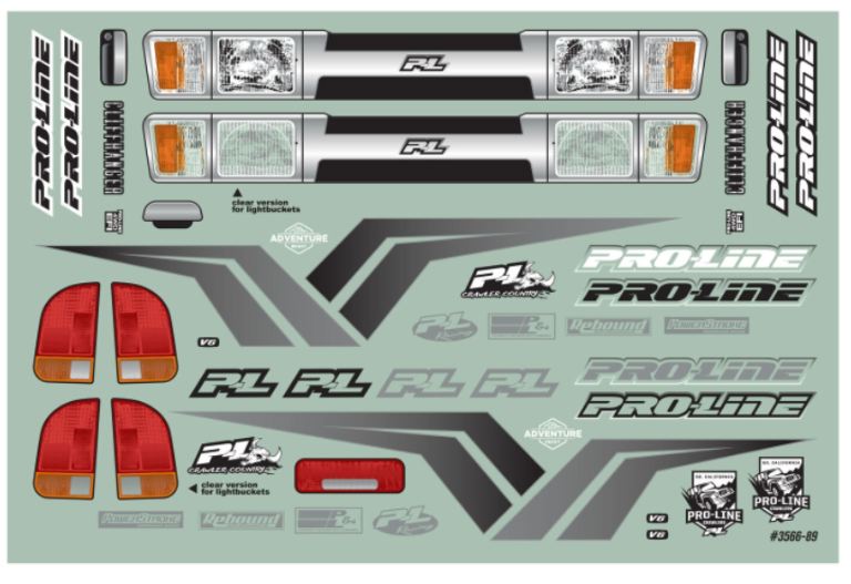 Carrozzeria Cliffhanger 1/10 313mm per scaler trasparente - PRO3566-00 - immagine 6