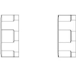 TAPPI AMMORTIZZATORI   TS4PLUS ANODIZZATI ROSSI  2pz - THUPD7683