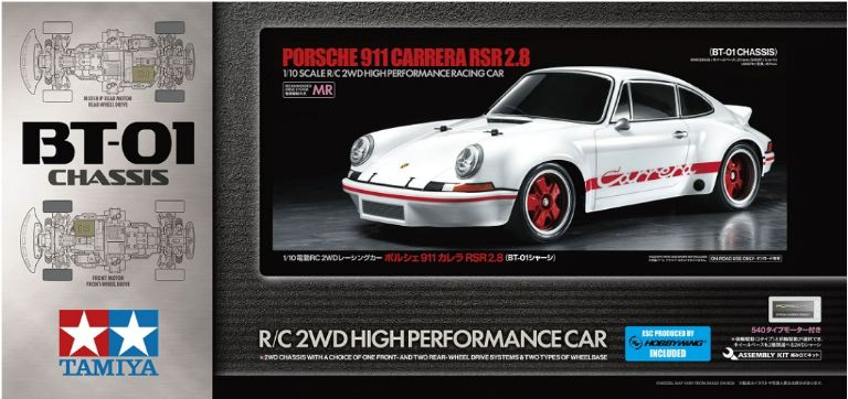 Porsche 911 Carrera RSR 2wd BT01 con regolatore - TAM58740