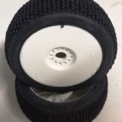 GOMME + CERCHI MIAMI SOFT 2pz BUGGY 1/8 INCOLLATE - HTR-HRMIASO-C