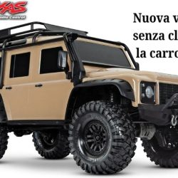 Land Rover Defender sabbia TRX4 1/10 carrozzeria clipless - TXX82256-4SAN