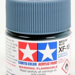Colore acrilico XF-18 Medium Blue 6pz da 10ml opaco - TAM81718