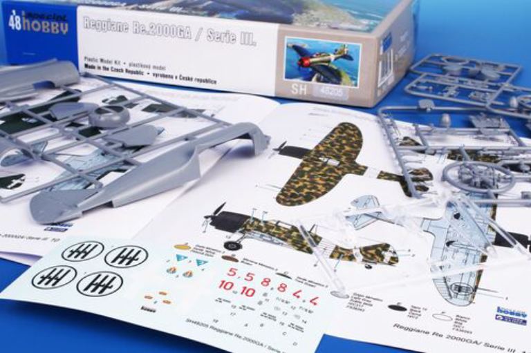 Reggiane Re 2000GA terza serie 1/48 WWII Fighter - NOC-MPSH48205 - immagine 10