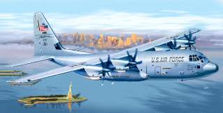 C130J HERCULES ITA E USA 1/72 COMPLETO DI MANUALE TECNICO - ITA1255