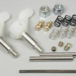 Fuselli bianchi con molle F104 e Fenix Club Racer - TAM50395