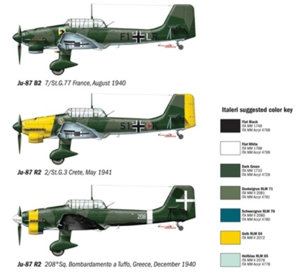 JU-87 B2/R2 STUKA 1/72 JU87 - ITA1292 - immagine 2