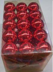CUBO SFERE 50mm ROSSE     45pz PLASTICA - YSCU50045R
