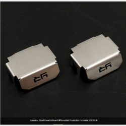 Protezione in acciaio dei ponti SCX10 III 2pz anteriore e posteriore - GPEDAXSC-033