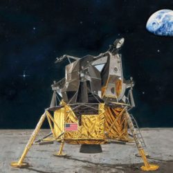 Apollo 11 Lunar Module Eagle 1/48 50 Years Moon Landing - REV3701