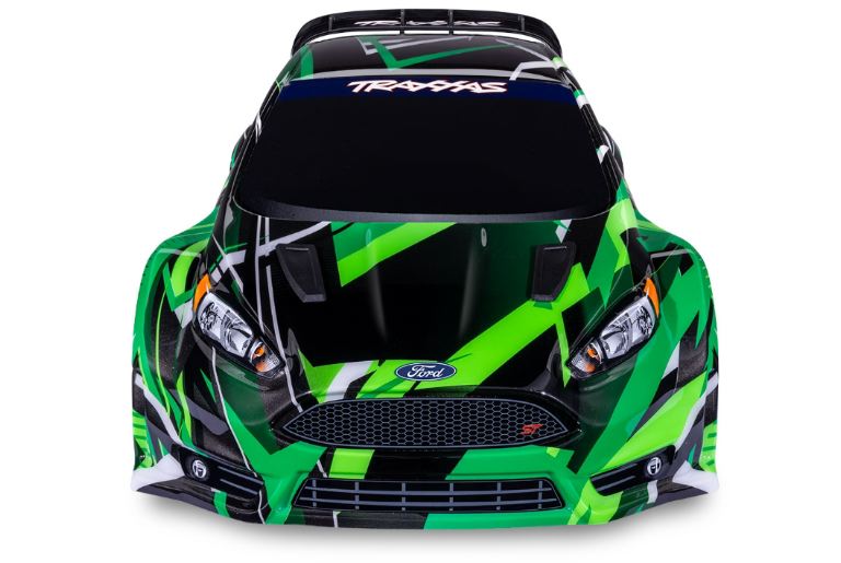Ford Fiesta ST verde Rally oltre 96km/h VXL-3S 1/10 4wd brushless - TXX74276-4GRN - immagine 3