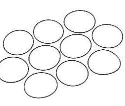 O-ring cassa differenziale T4 10pz 24x0,7mm anche NT1 - HUD971240