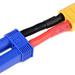 ADATTATORE XT60 >> EC5 XT 60 MASCHIO ED EC5 FEMMINA - SUGF-1301-124