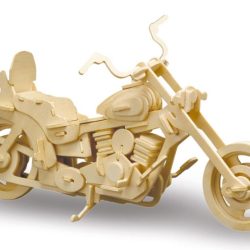 Kit moto in legno Custom 13x29x12cm 96pz - DONM868-2