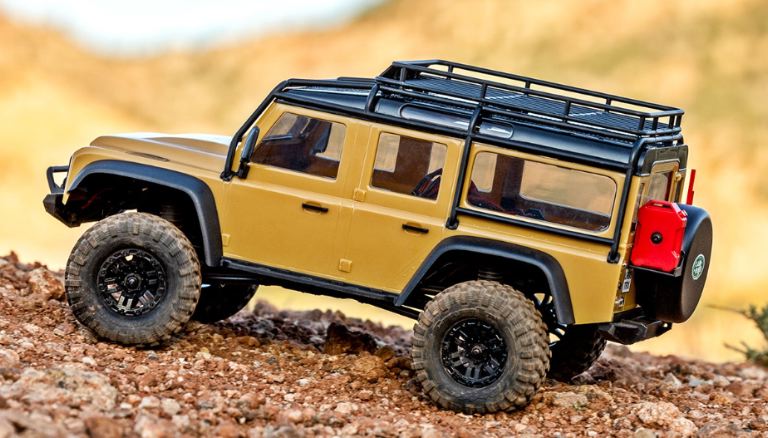 Land Rover Defender tan 1/18 TRX4M Traxxas - TXX97054-1TAN - immagine 9