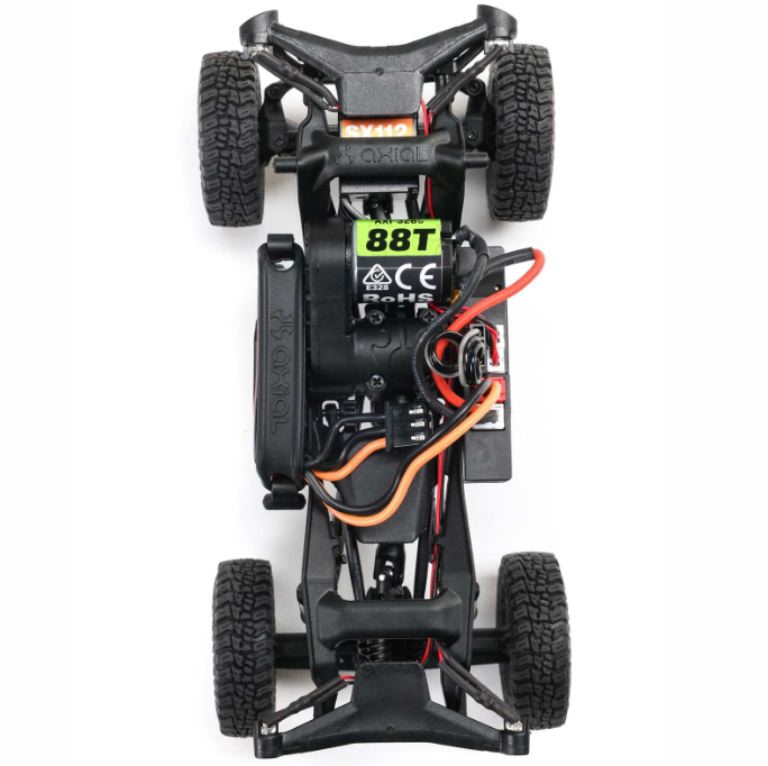 SCX30 Ford Bronco blu 1/30 4x4 Brushed Rock Crawler - HORAXI-2048T1 - immagine 6