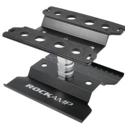 Supporto nero per auto alto 100mm regolabile in altezza - RBT-RA50389B