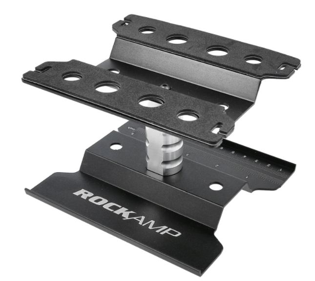 Supporto nero per auto alto 100mm regolabile in altezza - RBT-RA50389B