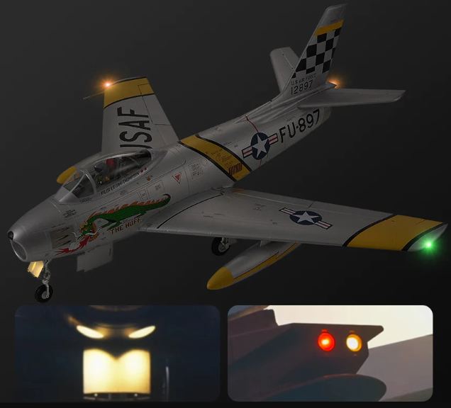 F-86 Skyblazer Jet 80mm EDF pnp F86 - BEEFMS143-BU - immagine 10