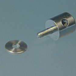 Morsetti ferma barre per aste da 3mm in ottone 6pz - MPJ2777BR