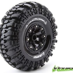 GOMME CRAWLER 2.2 CR-CHAMP 2pz 1/10 INCOLLATE SU CERCHI NERI - SULR-T3236VB