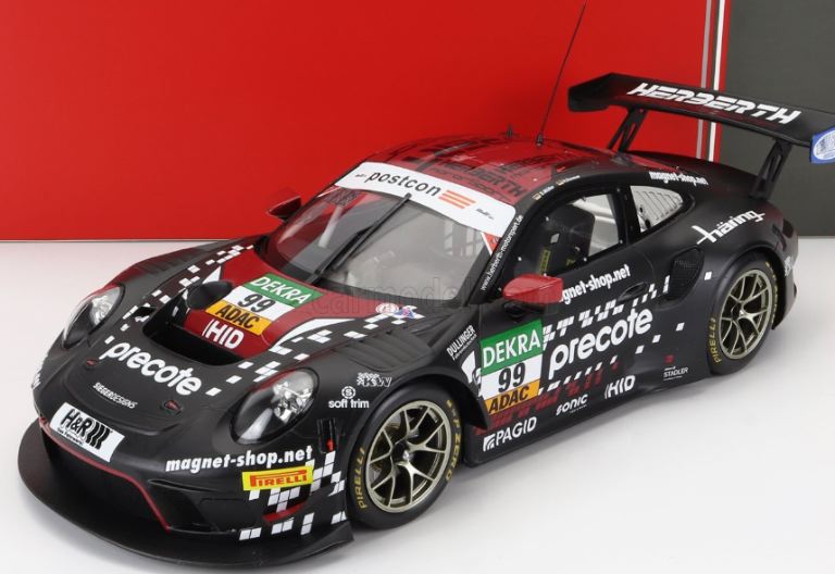 Porsche 911 991-2 GT3 R nera #99 1/18 Precote Herbert Motorsport 2021 - IXOLEGT18056 - immagine 4