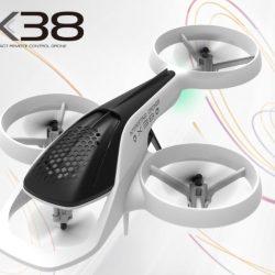 Drone X38 senza camera riproduzione velivolo del futuro 23x18x6,5cm - SYMSYX38