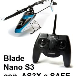 BLH013000 Blade Nano S3 RTF micro ely acrobatico con radio mode 2 - HORBLH01300