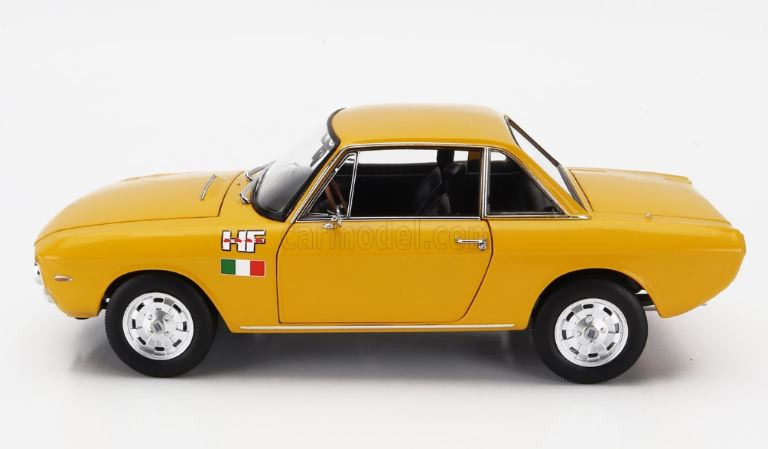 Lancia Fulvia 1600 HF Lusso 1/18 giallo camel 1971 ed. limitata a 1000pz - SOLNOR187981 - immagine 3