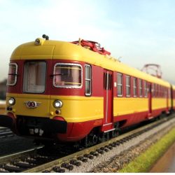 ALe803 PORTELLONE D'ORIGINE H0 GIALLO SABBIA/ROSSO BORDEAUX - MDF91403