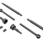 Semiassi in acciaio ant e post + mozzi anteriori TRX4m 1/18 - TXX9756