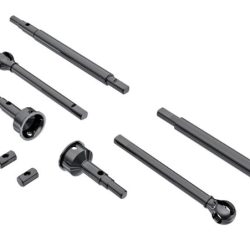 Semiassi in acciaio ant e post + mozzi anteriori TRX4m 1/18 - TXX9756