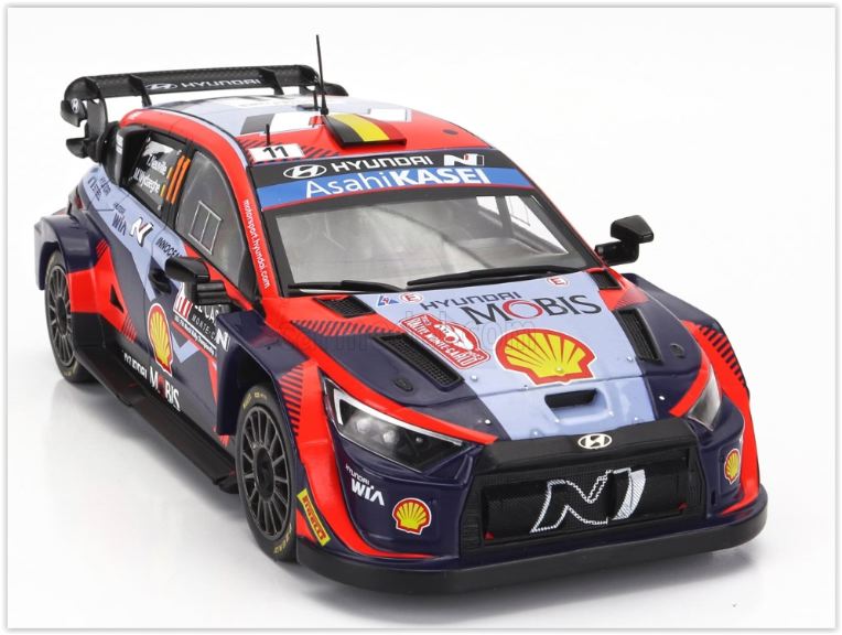 HYUNDAI i20 N RALLY1 1/18 TEAM SHELL MO - IXO18RMC153A - immagine 4