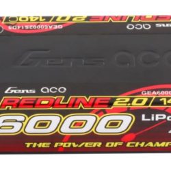 LiPo HV Shorty 7,6v 6000mAh 140c 2S2P Hardcase RedLine 2.0 220gr - GEN60002S14D5