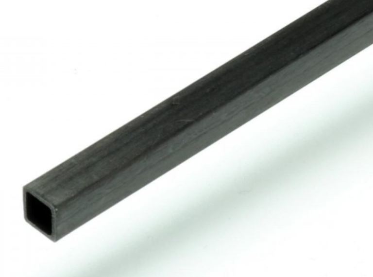 Quadrato vuoto in carbonio 10x10mm 1pz - PCH15234