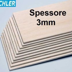 Tavole di balsa 3x100x1000mm 10pz - PCHC6443