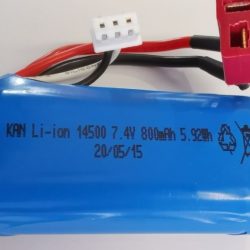 Batteria Li-Ion 7,4V 800mAh Deans per il Blackzon Slyder in scala 1/16 - RADMV540037