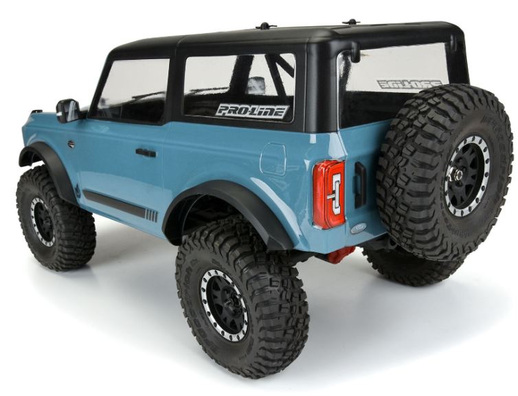 Carrozzeria Ford Bronco 2021 290mm 1/10 per scaler trasparente - PRO3569-00 - immagine 4